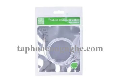 Ugreen 10754 3M màu Trắng Cáp âm thanh 2 đầu 3.5mm dương AV119 30010754